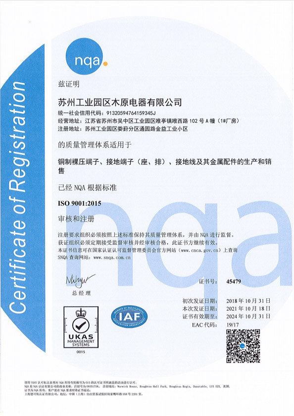 ISO 9001:2015 中文